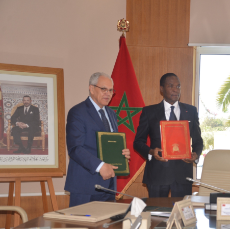 Loudyi recibe al ministro delegado en la Presidencia de la República de Camerún, encargado de la Defensa