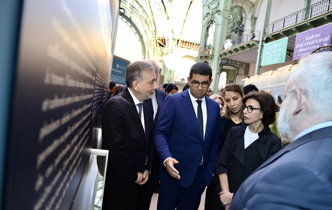 M. Bensaid inaugure le Pavillon du Maroc, invité d’honneur du Festival du Livre de Paris 2025