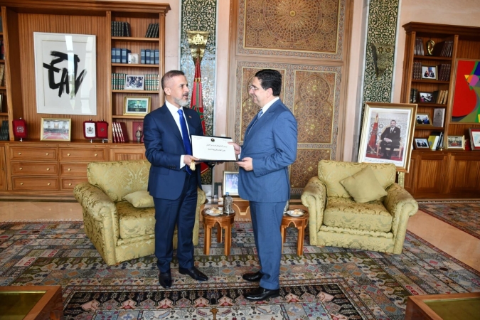 Por Altas Instrucciones de SM el Rey, Bourita recibe al viceprimer ministro iraquí, emisario del Presidente de la República al Soberano