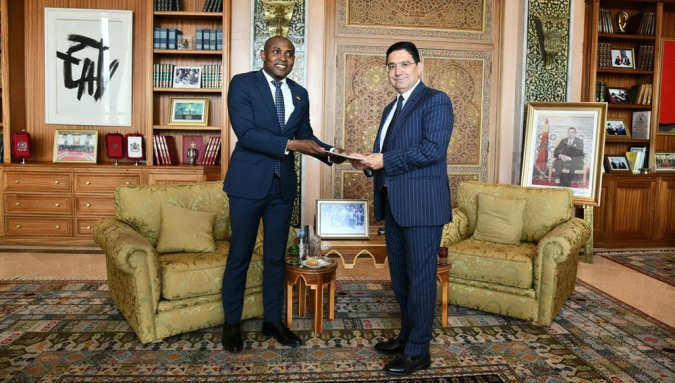 Bourita recibe al ministro comorense de Exteriores, portador de un mensaje del presidente Azali Assoumani a SM el Rey