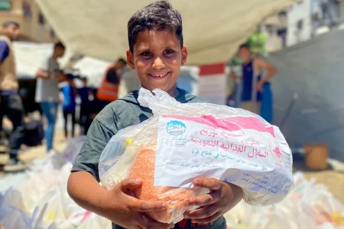 Puesta en marcha en Gaza de la tercera fase de la campaña marroquí de ayuda humanitaria