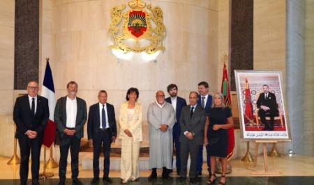 El vicepresidente de la Cámara de Consejeros se reúne con la presidenta de la Comisión de Asuntos Económicos del Senado francés