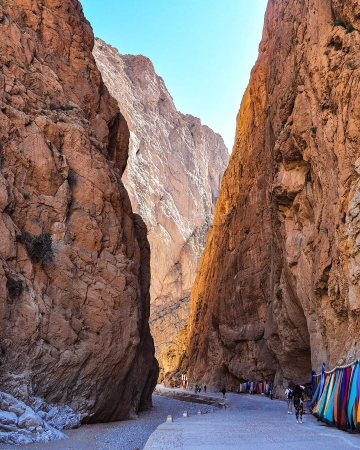 مضايق تودغى.. تحفة طبيعية في قلب الأطلس الكبير