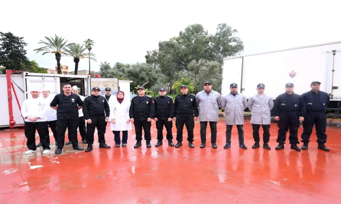 Ksar El Kébir: la DGSN mobilise deux unités mobiles pour approvisionner les populations sinistrées