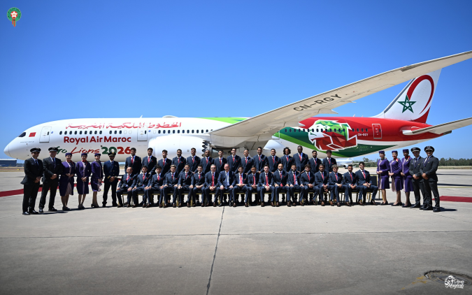 Arrivée des Lions de l'Atlas aux États-Unis pour participer au Mondial 2026